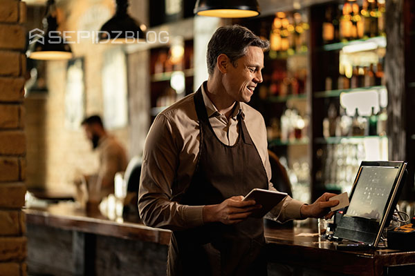 Using restaurant cashier software